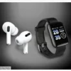 Combo of Truly Earbuds & D116 Smart Watch 1