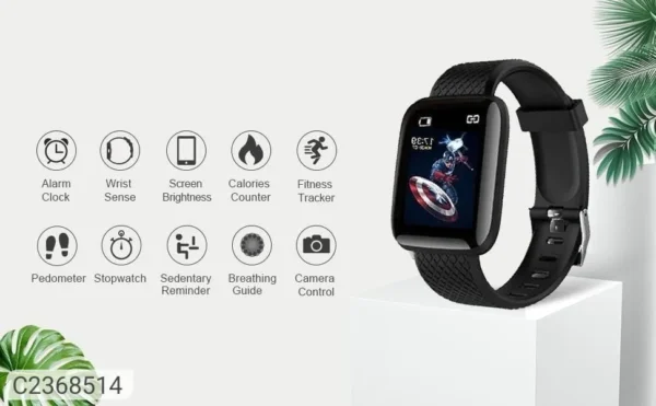 ID116 Plus Smart Bracelet – Fitness Tracker, Heart Rate, Sleep Monitor