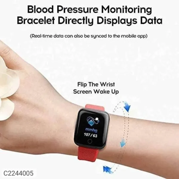 ID116 Plus Smart Fitness Smartwatch – Heart Rate Monitor, Color Screen
