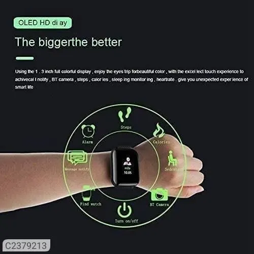 Smart Watch ID-116 – Bluetooth, Fitness Tracker, Casual Design