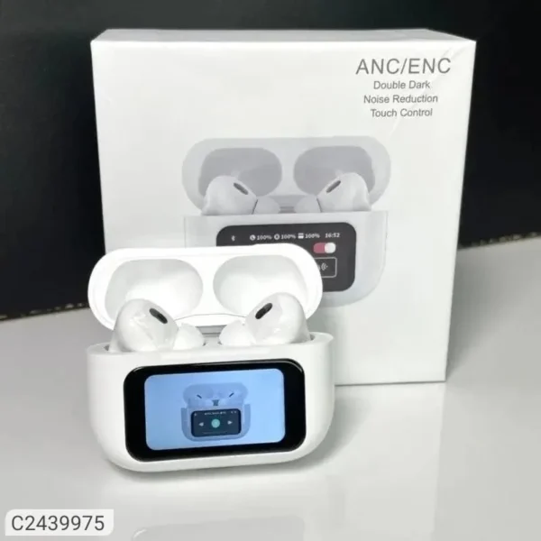 Smart Wireless Earbuds with LCD Touch Screen 1