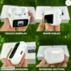 Smart Wireless Earbuds with LCD Touch Screen – Bluetooth 5.1, HD Sound
