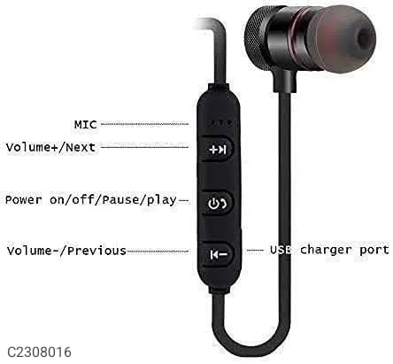 Wireless Bluetooth Neckband – Stylish, Lightweight, Comfortable