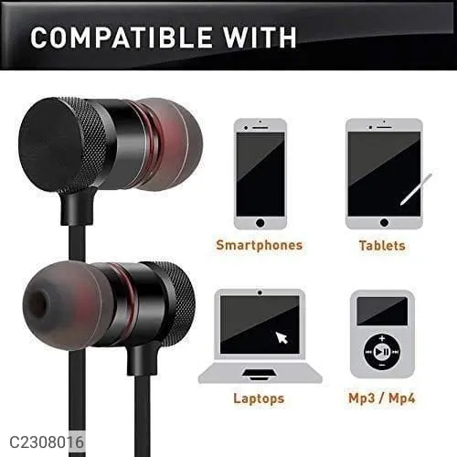 Wireless Bluetooth Neckband – Stylish, Lightweight, Comfortable