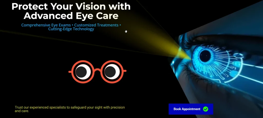 Eye Care Hero Section
